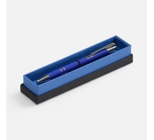 Ручка шариковая Keskus Soft Touch в футляре, синяя