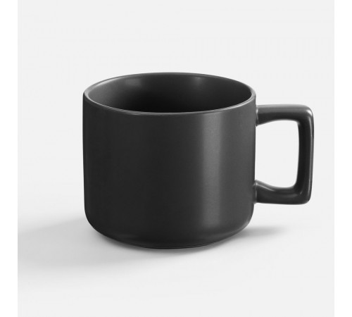 Чашка Jumbo в коробке матовая, черная