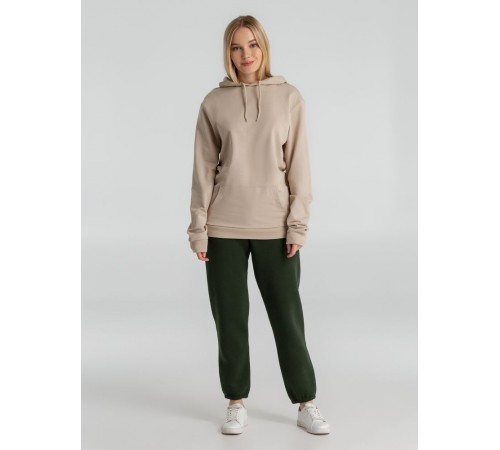 Толстовка с капюшоном унисекс Hoodie, бежевая