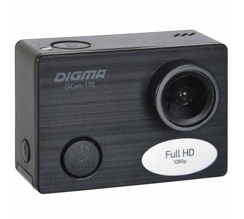 Экшн-камера Digma DiCam 170, черная