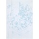 Плед Winterflake, бело-голубой с люрексом
