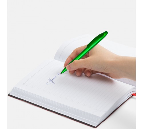 Ручка шариковая Moor Silver, ver.2, зеленый металлик
