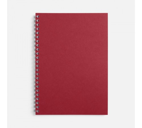 Блокнот Salvador в клетку, красный ver.2