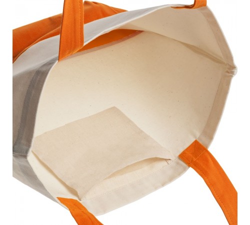 Холщовая сумка Shopaholic, оранжевая