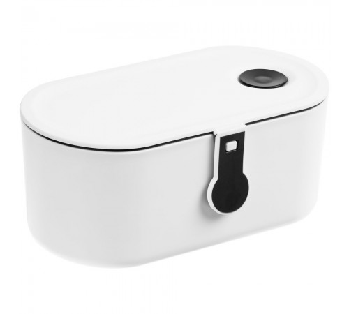 Ланчбокс Lunch Break, белый с черным