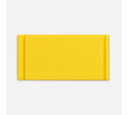 Лейбл из ПВХ Dzeta, XS, желтый