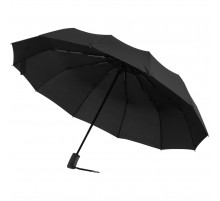 Зонт складной Fiber Magic Major с кейсом, черный