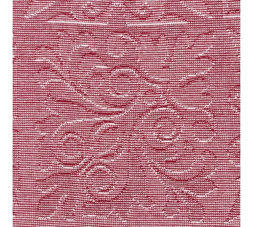Плед Ornamental, бордовый