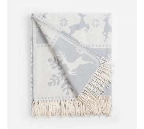 Плед «Скандинавия», серый