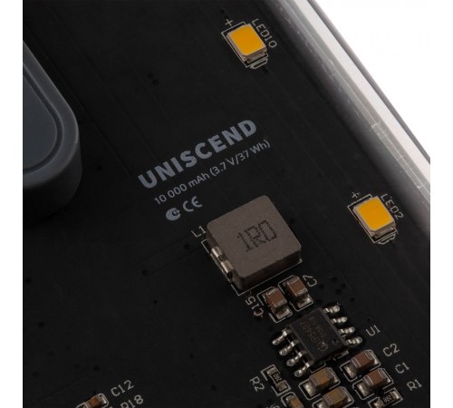 Аккумулятор Trellis Digital 10000 мАч, темно-серый