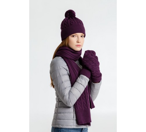 Шапка Heat Trick, баклажановая