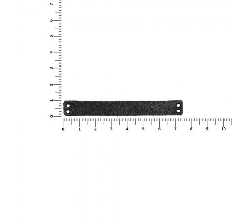 Лейбл кожаный Beta, XS, черный