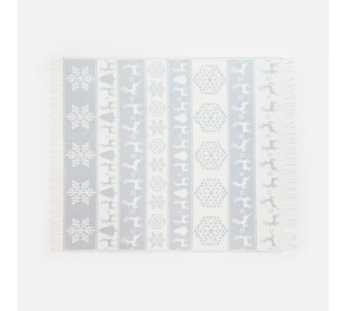 Плед «Скандинавия», серый