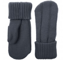 Варежки Knit Beat, серые (графит)
