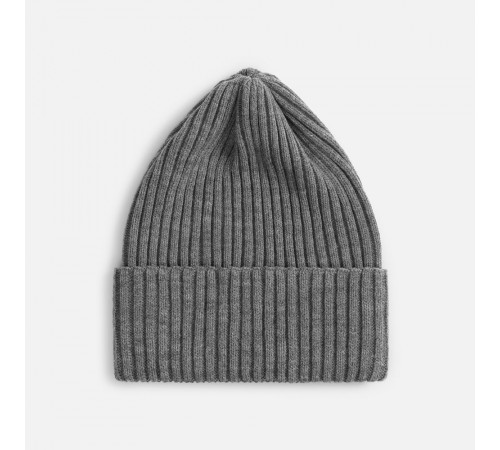 Шапка Yong, серый меланж (эбонит)