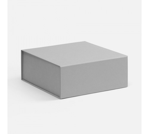 Коробка складная Quadra Fold, серая