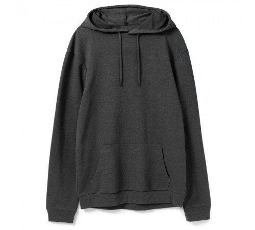 Толстовка с капюшоном унисекс Hoodie, серый меланж (антрацит)