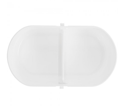 Ланчбокс Lunch Break, белый с черным