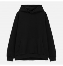 Худи унисекс оверсайз Daylero, черное