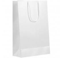 Пакет бумажный «Блеск», средний, белый