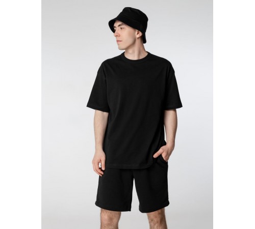 Футболка оверсайз мужская Boxy Men, черная