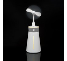 Увлажнитель воздуха с вентилятором и лампой airCan, белый