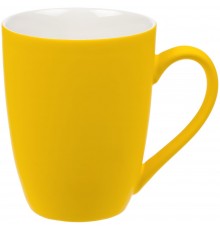 Кружка Good Morning с покрытием софт-тач, желтая
