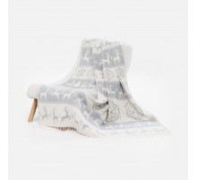 Плед «Скандинавия», серый