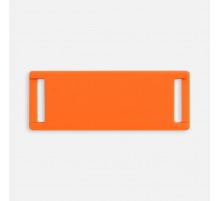 Лейбл из ПВХ Kova, оранжевый неон