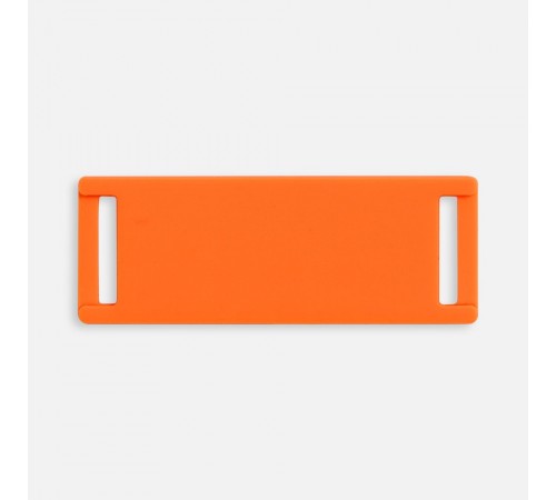 Лейбл из ПВХ Kova, оранжевый неон