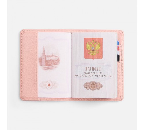 Обложка для паспорта Unison, розовая