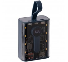 Аккумулятор с быстрой зарядкой Trellis Quick 10000 мАч, синий