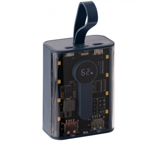 Аккумулятор с быстрой зарядкой Trellis Quick 10000 мАч, синий