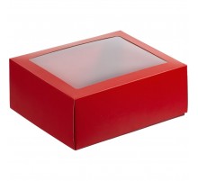 Коробка с окном InSight, красная