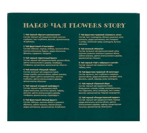Набор чая Flowers Story