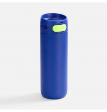 Термостакан X1 с цветной кнопкой, синий с желтым