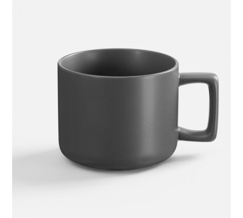 Чашка Jumbo в коробке матовая, темно-серая