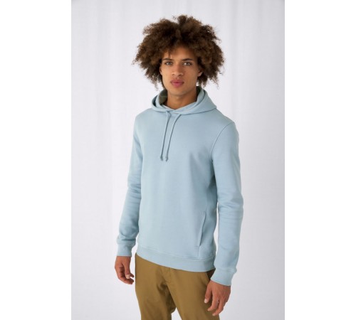 Толстовка с капюшоном унисекс BNC Inspire (Organic), коричневая (мокко)