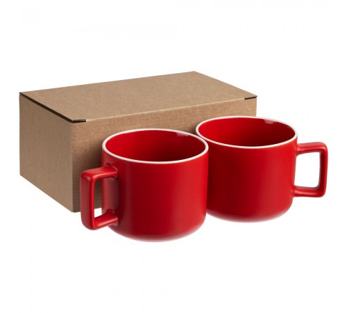 Коробка Couple Cup под 2 кружки, малая, крафт