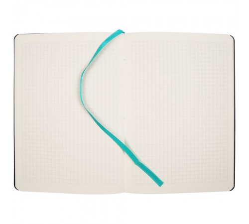 Блокнот Verso в клетку, бирюзовый