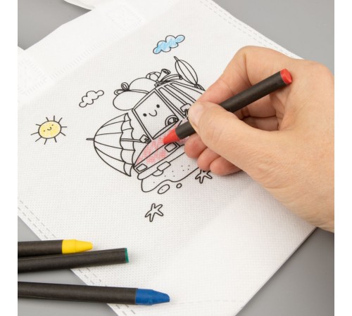 Сумка для раскрашивания Create, белая
