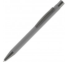 Ручка шариковая Atento Soft Touch, серая