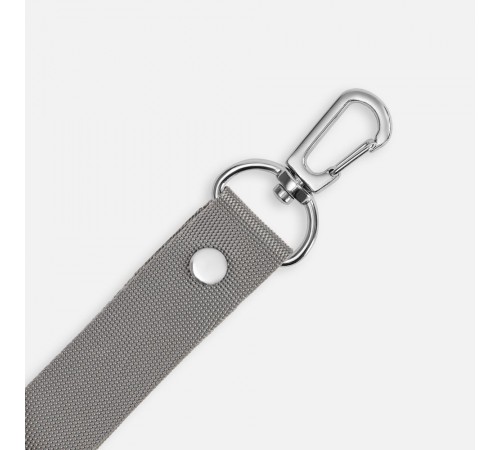 Застежка-карабин Snap hook, M, серебристая (хром)