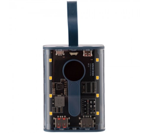 Аккумулятор с быстрой зарядкой Trellis Quick 10000 мАч, синий