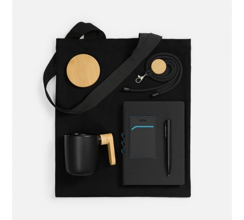 Набор Trait Office, черный с бирюзовым