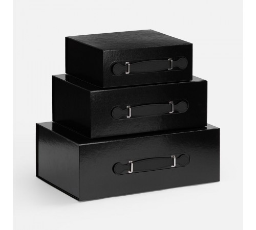 Коробка складная Holdfold, M, черная