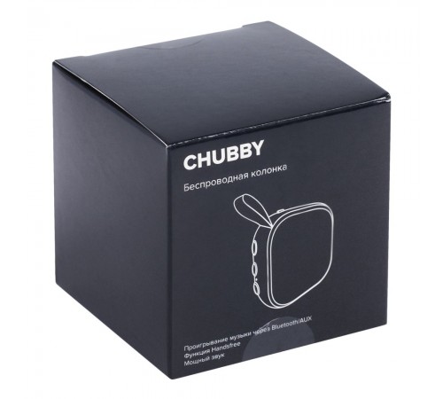 Беспроводная колонка Chubby, черная