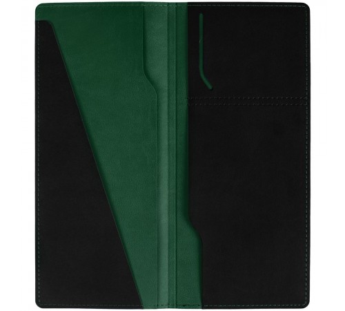 Дорожный органайзер Multimo, черный с зеленым