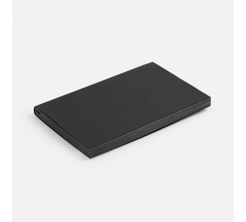 Ежедневник Flat Mini, недатированный, черный