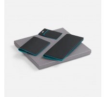 Набор Multimo Simple, черный с бирюзовым